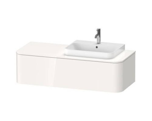 Duravit Happy D.2 Plus Тумба подвесная 130x55х35.4см, с раковиной и 1 ящиком, DX, цвет: белый глянцевый. 2360600000, HP031KR2222, HP4942R2222 Duravit Happy D.2 Plus Тумба подвесная 130x55х35.4см, с раковиной и 1 ящиком, DX, цвет: белый глянцевый. 2360600000, HP031KR2222, HP4942R2222