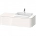 Duravit Happy D.2 Plus Тумба подвесная 130x55х35.4см, с раковиной и 1 ящиком, DX, цвет: белый глянцевый. 2360600000, HP031KR2222, HP4942R2222