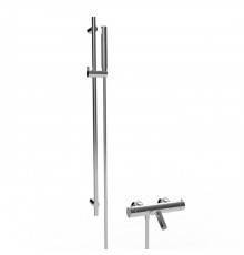Stella Bamboo Термостатический смеситель для ванны 3267TM/302-6 со штангой и ручным душем, цвет: хром. UN 02104 CR00