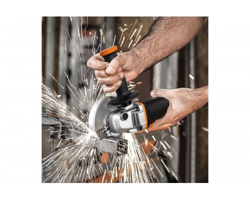 Угловая шлифмашина аккумуляторная WORX WX800,20В, 115 мм, 2*2,0Ач, кейс