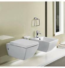 Gessi Mimi Унитаз подвесной 54.5х36.1см в комплекте с сиденьем Soft Close и сифоном, цвет: белый. 37513#518