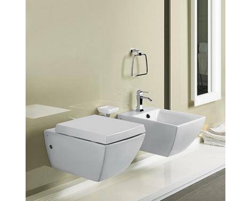 Gessi Mimi Унитаз подвесной 54.5х36.1см в комплекте с сиденьем Soft Close и сифоном, цвет: белый. 37513#518 Gessi Mimi Унитаз подвесной 54.5х36.1см в комплекте с сиденьем Soft Close и сифоном, цвет: белый. 37513#518