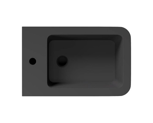 Alice Hide Square Биде подвесное 55х35см., цвет: чёрный матовый. 31220108,  FIX10