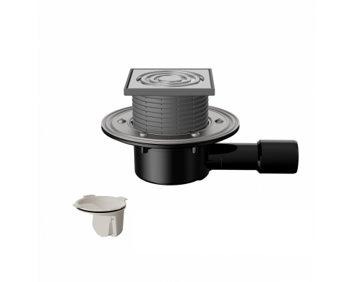 Трап с нержавеющей решеткой Fachmann T 510.1 SNsP 04.032