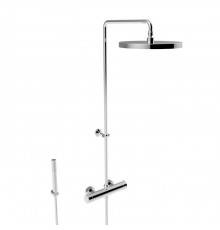 Stella Bamboo Душевой комплект 3287/304-300: термостатический смеситель, штанга+ручной+верхний душ 300мм, цвет: хром. UN 02611 CR00