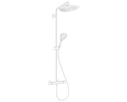 Hansgrohe Croma Select S Душевая система, 1jet, с термостатом и ручным душем, цвет: белый матовый. 26890700 Hansgrohe Croma Select S Душевая система, 1jet, с термостатом и ручным душем, цвет: белый матовый. 26890700