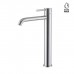 Newform X-STEEL 316 Смеситель для раковины на 1 отв., высокий, без донного клапана, излив 19см., цвет: INOX. 69615X.50.050