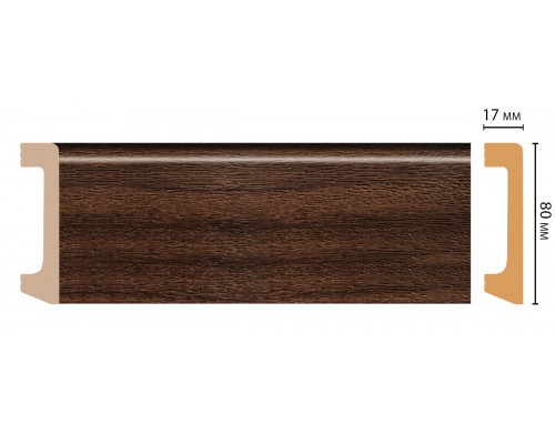 D235-438/20 Плинтус ДМ(80*17*2400 мм) D235-438/20 Плинтус ДМ(80*17*2400 мм)