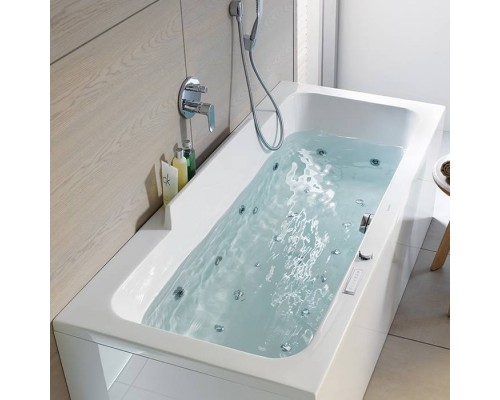 Duravit Ванна акриловая DuraStyle 170х75x48см, прямоугольная .встраиваемая или версия с панелями, , наклон спины справа. цвет: белый. 790100000000000,  700297000000000