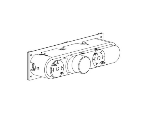 Carimali Встраиваемая часть термостатического смесителя на 5 положений. W5103