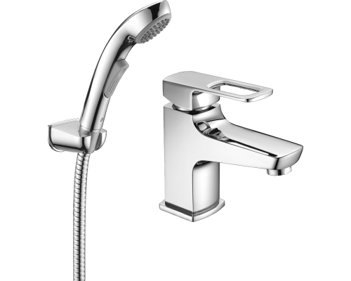 Смеситель для раковины Elghansa Scarlett New 16B2245 с гигиеническим душем