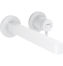 Смеситель для раковины Hansgrohe Finoris 76050700 С ВНУТРЕННЕЙ ЧАСТЬЮ матовый белый