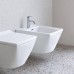 Duravit Viu Биде подвесное 37х57см., с 1 отв., безободковое, крепление Durafix, покрытие WonderGliss, цвет: белый  . 22921500001