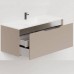 Salini Smile Тумба подвесная 100х50х48.5см., с раковиной, цвет: Taupe. S1000TON203