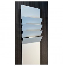 Antrax Flaps Полотенцесушитель 35x121Hсм., Dx, электрический, цвет: белый матовый. ECFPA121001B/BCOR