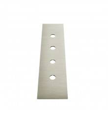 Gessi Rettangolo Пластина на 4 отверстия для монтажного бокса, цвет Finox Brushed Nickel. 01664#149