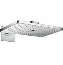 Axor ShowerSolutions Верхний душ 460 х 300мм, 3jet, с настенным держателем 460мм (квадратная розетка), цвет: хром. 35282000