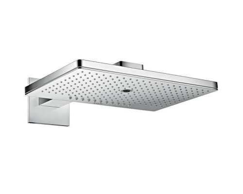 Axor ShowerSolutions Верхний душ 460 х 300мм, 3jet, с настенным держателем 460мм (квадратная розетка), цвет: хром. 35282000