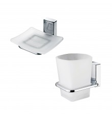 Набор Стакан Wasserkraft Leine K-5028 + Мыльница K-5029