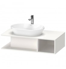 Duravit D-Neo Тумбочка подвесная компакт 100x55х26 см., раковина, 1 открытое отделение на правой стороне, цвет: белый высокоглянцевый. 2328400000,  DE492902222