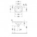 Duravit 1930 Раковина 58x47см., 1 отв., цвет: белый. 0476580000