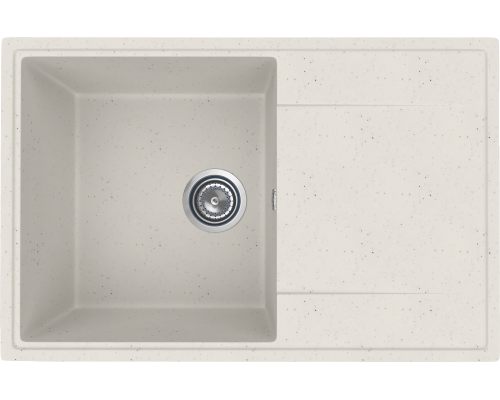 Мойка кухонная Practik PR-M 735-001 белый камень