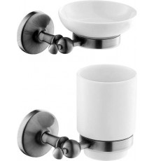 Набор Стакан Art Max Antic AM-E-2668AL + Мыльница AM-E-2699AL