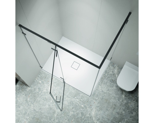 Душевой уголок с распашной дверью на петлях - RGW SV-040Gr 1000x900