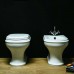 Azzurra Charme Унитаз напольный 52x40xH42 см, слив универсальный, с креплением VFV, цвет: Bianco lucido. CHVCTT000000BI