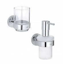 Набор Стакан Grohe Essentials 40447001 + Дозатор 40448001