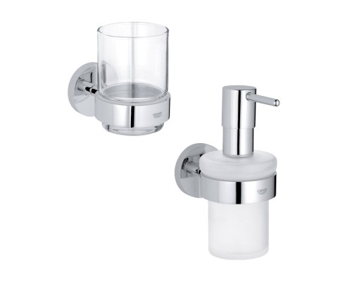Набор Стакан Grohe Essentials 40447001 + Дозатор 40448001