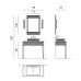 Oasis Rialto Комплект мебели напольный, №2, L98xP51x H:200см, цвет: black glass/хром.