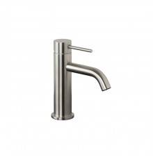 Carlo Frattini Spillo Steel Смеситель для раковины, на 1 отверстие, с донным клапаном click-clack, цвет: INOX. F3071INOX