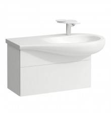 Laufen Alessi One Тумба подвесная с раковиной 90x50см, с 1 ящиком, цвет: белый матовый. 8.1497.6.400.104.1,  4.3041.1.097.260.1