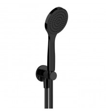 Gessi Emporio shower Душевой гарнитур, состоящий из вывода воды, держателя, шланга 1,5м и лейки, цвет: Black XL. 38723#299