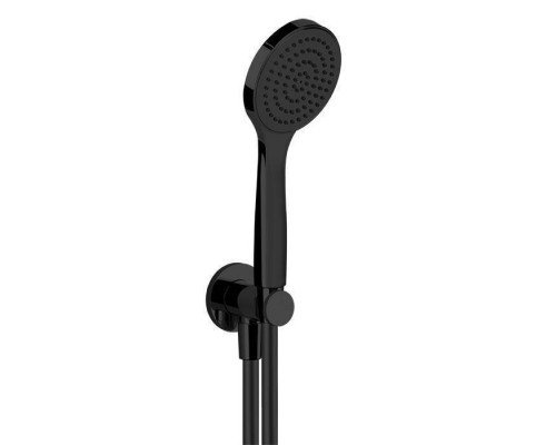 Gessi Emporio shower Душевой гарнитур, состоящий из вывода воды, держателя, шланга 1,5м и лейки, цвет: Black XL. 38723#299 Gessi Emporio shower Душевой гарнитур, состоящий из вывода воды, держателя, шланга 1,5м и лейки, цвет: Black XL. 38723#299