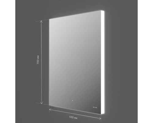 M85MOX10551S Зеркало с интерьерной Led подсветкой, 55 см