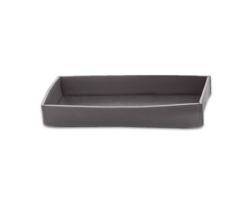 Decor Walther Nappa Лоток универсальный, настольный, натуральная кожа, цвет: дымчато-серый. 0938493