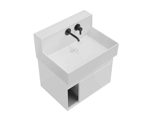 Kerama Marazzi Logica M Тумба подвесная 65x50см, с раковиной, цвет: белоснежный. LOG.M.65\WHT,  LO.M.wb.65