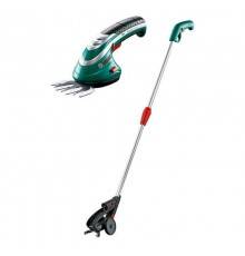 Ножницы аккумуляторные Bosch ISIO 3 д/травы+штанга