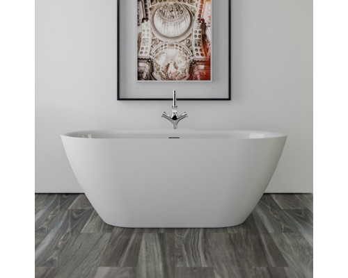 Knief Form XS Ванна отдельностоящая 155х75х60см., без слива-перелива, цвет: белый матовый. 0100-257WM