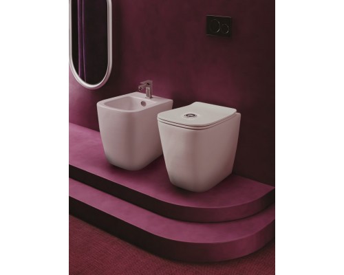 Artceram A16 Magiclight Сиденье с подсветкой и УФ-дезинфекцией для унитаза, супер тонкое, с микролифтом, цвет: белый. ASA006 01 20