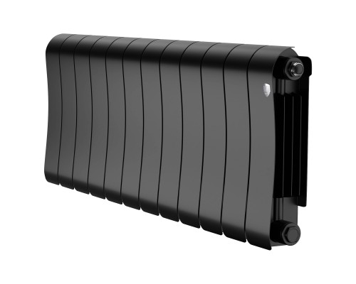 Радиатор биметаллический Royal Thermo Infinity 300 12 секций, Noir Sable