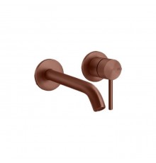 GESSI 316 Встраиваемый смеситель с изливом 200-170мм (внешние части), цвет: brushed copper pvd. 54086#708