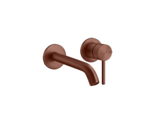GESSI 316 Встраиваемый смеситель с изливом 200-170мм (внешние части), цвет: brushed copper pvd. 54086#708 GESSI 316 Встраиваемый смеситель с изливом 200-170мм (внешние части), цвет: brushed copper pvd. 54086#708