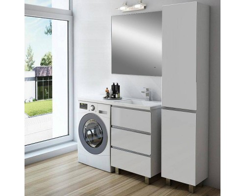 Мебель для ванной комнаты Эстет Dallas Luxe 140 R напольная, 3 ящика, зеркало DIWO Элиста Мебель для ванной комнаты Эстет Dallas Luxe 140 R напольная, 3 ящика, зеркало DIWO Элиста