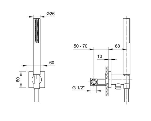 Fantini Acquadolce Внутренняя часть для душевого набора 8091B. 86 00 8091A Fantini Acquadolce Внутренняя часть для душевого набора 8091B. 86 00 8091A