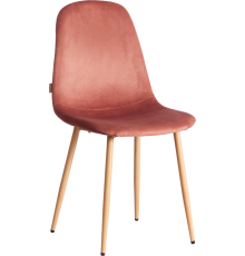 Комплект стульев TetChair Модерн Breeze (mod. JSC-58) велюр coral HLR44, ножки натуральные, 4 шт.