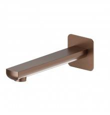 Newform Haka Излив для ванны 21.1см., настенный, 1/2rdquo;, цвет: PVD brushed copper bronze. 72088.59.067