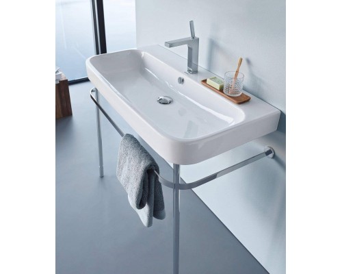 Duravit Happy D.2 Раковина 100x50.5 см, 1 отв., с переливом, цвет: белый. 2318100000